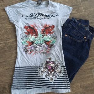 Ed Hardy Koi Tee